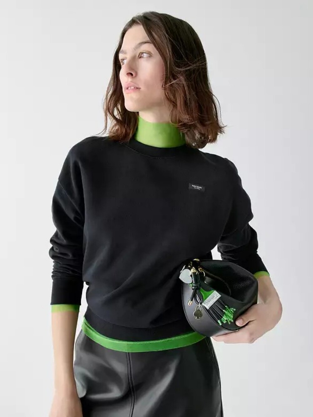 Kate Spade Essential Logo Sweatshirt, Size 00.  French Terry Material - NWT!